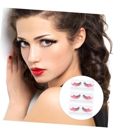 ABOOFAN 24 Pairs Halloween False Eyelashes Halloween Strip Lashes Faux Eyelashes Eye Lashes Extension for Halloween Dramatic Eyelashes Fake Eyelashes Imported Fiber 3d Prom Makeup - Buy Online on SooperMarket.com