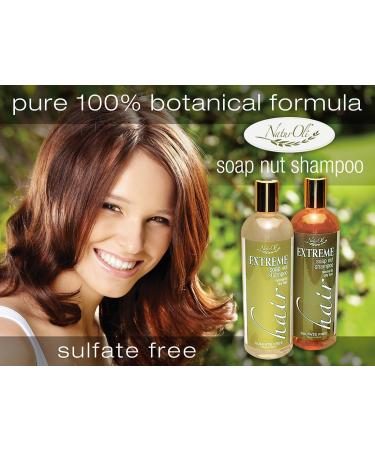 NaturOli Extreme Soap Nut Shampoo for Normal to Dry Hair - 16 oz (474 ml) - Buy Online on SooperMarket.com