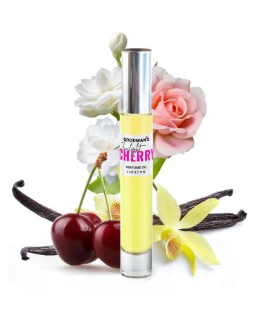 Twilight Cherry Perfume Oil Gourmand Exotic Perfume for Women Roll-On Fragrance Oil Long Lasting Luxury Rollerball Mini Perfume Alcohol Free 10ml