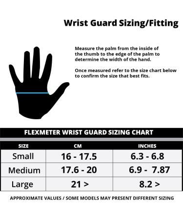 Demon Snow Flexmeter Double Black Medium Wrist Guard - Impact Protection - Buy Online on SooperMarket.com