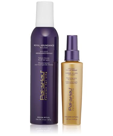Pai-Shau Opulent Volume Spray and Royal Abundance Mousse