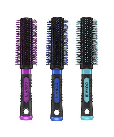 Conair Salon Results Round Brush for Blow-Drying  Hairbrush for Short to Medium Hair Length  Color May Vary  1 Pack Nylon Round Brush