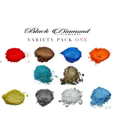 Black Diamond Pigments Variety Pack 1 - 10 Color Mica Powder 2TONE Series for Epoxy Paint Art - Buy Online on SooperMarket.com
