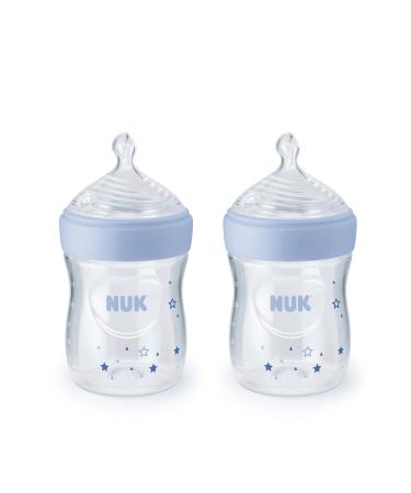 NUK  Simply Natural Bottles 0+ Months Slow 2 Bottles 5 oz (150 ml) Each
