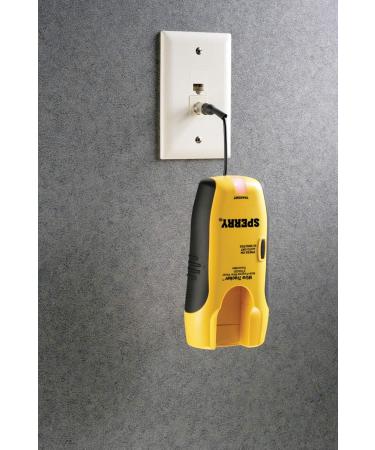 Sperry Instruments ET64220 Wire Tracker: Audio/Video Installers Must-Have for Coax, CAT 5, Speaker & Phone | RJ-45, RJ-11, Coax & More | Yellow - Buy Online on SooperMarket.com