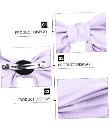 Angoily Bow Hairpin Back of Head D568 Purple Fabric (cotton) Grace - Buy Online on SooperMarket.com