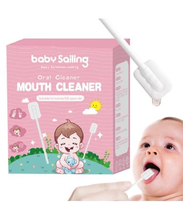 Shenrongtong Baby Gazungs-Tungen cleaner baby tongue cleaner-30 pieces of mouth-gauze toothing grade pencil |Portable oral tongue gauze tooth cunt flexible toothbrush tongue cleaner for the packaged