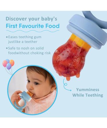 Mumez Baby Frucht Schnuller - Practical Baby Food Set for Self-Feeding | Pacifier Feed Dispenser & Freezing Tablets Included - Shop Now! - Buy Online on SooperMarket.com