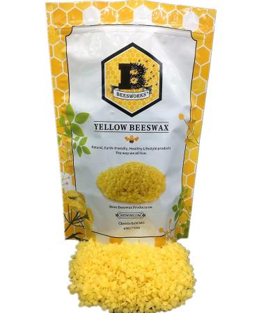 Beesworks Yellow Beeswax Pellets - 2 lb for DIY Projects and Crafts - Buy Online on SooperMarket.com