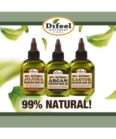 Difeel Premium Tea Tree Hair Oil for Dry Scalp - 2.5 oz (3-Pack) - Buy Online on SooperMarket.com