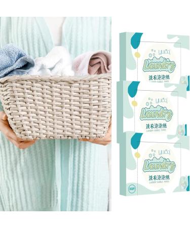 30Loads Laundry Sheet Travel Pack Fast Dissolving Fabric Softener Static Remover Cleaning Paper White 1 Pack 1 Pack White - Buy Online on SooperMarket.com