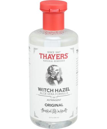 Thayers Witch Hazel with Aloe Vera Original Astringent 12 oz Original 12 Fl Oz (Pack of 1)