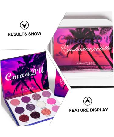 WOONEKY 1 Box Eyeshadow Palette Woman Eyeshadow Pallet Eye Shadow Plate Makeup Supplies Plastic - Buy Online on SooperMarket.com