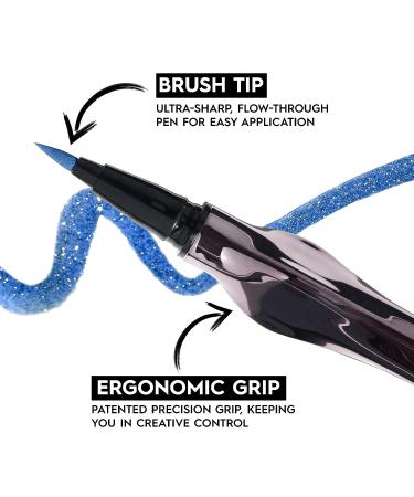 Urban Decay 24/7 Inks Liquid Eyeliner Pen - Water-Resistant, Smudge-Resistant, All Day Wear - Vegan Formula - Precision Tip - Oil Slick (Gunmetal Shimmer) - Buy Online on SooperMarket.com