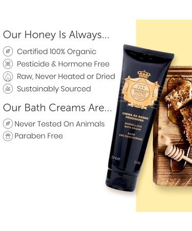 Perlier Imperial Honey Shower & Bath Cream - 100% Organic Italian Honey, Deep Moisturization (16.9 fl oz) - Buy Online on SooperMarket.com