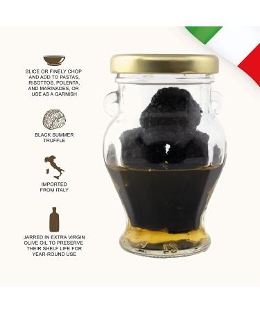 Giusto Sapore Italian Black Summer Truffles - Premium Gourmet - Imported from Italy | Family Owned Brand - Buy Online on SooperMarket.com
