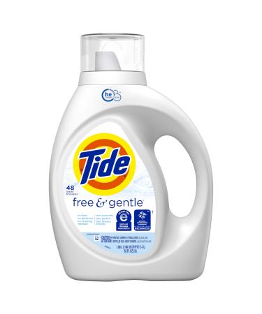 Tide Free & Gentle Liquid Laundry Detergent 48 loads 63 fl oz