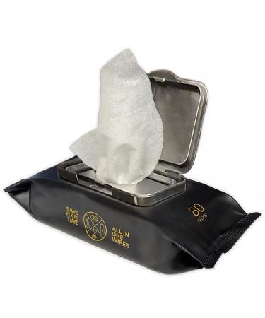 CleanSkin 80-Count Cleansing Tattoo Wipes - All-in-One Green Soap Solution | Alcohol-Free & Fragrance-Free | Ideal for Tattooing, PMU, and Piercings - Buy Online on SooperMarket.com
