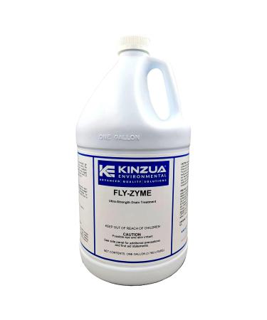 Fly-Zyme Highly Concentrated Enzyme Drain Cleaner for Pipes Drain Gel for Fruit Flies Organic Waste Degrader & Odor Neutralizer 1 Gallon
