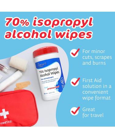 Pharma-C-Wipes 70% Isopropyl Alcohol Wipes (40 Wipes per Canister) - Made in the USA - Buy Online on SooperMarket.com