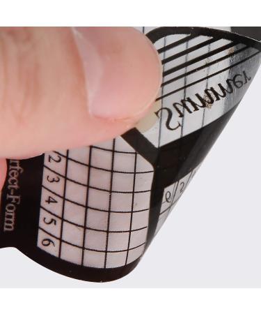 500pcs Self-Adhesive Nail Forms - PVC Nail Extension Stickers for Professional Nail Art | Buy Nail Accessories Online - Buy Online on SooperMarket.com