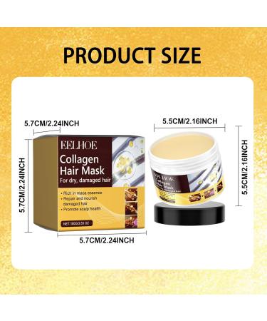 FunnAura Argan Oil Collagen Hair Deep Repair Collagen Mask for Dry Damaged Hair all Types - Buy Online on SooperMarket.com
