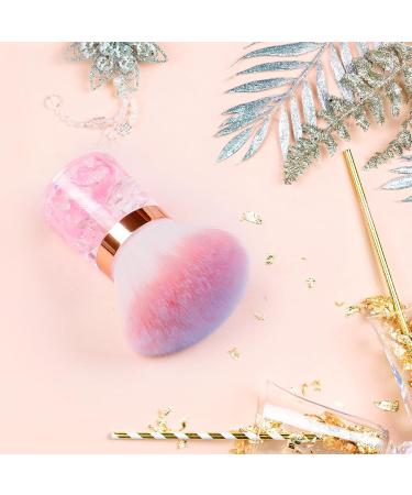Nail Dust Brush - Pink Soft Remover for Acrylic Nails & Nail Art | Manicure Clean Up Tool - Buy Online on SooperMarket.com