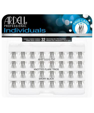 Ardell Duralash Short Black Knotted Flare Trio Lashes - Set of 3 | High-Quality Eyelash Extensions - Buy Online on SooperMarket.com