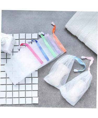 Angoily Soap Saver Mesh Bag for Shower - Adjustable Drawstring Assorted Colors Perfect for Homemade & Cleansing Soaps - Buy Online on SooperMarket.com