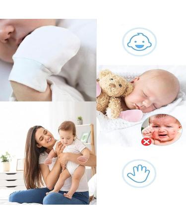 6 Pairs Newborn Baby Anti-Scratch Mittens | Soft Adjustable Cotton Gloves for 0-6 Months Boys Girls - Buy Online on SooperMarket.com
