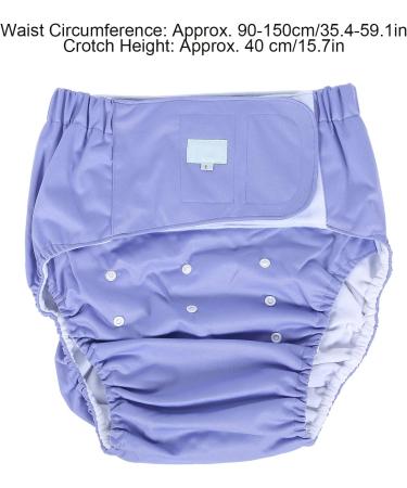 Buy Soft Adjustable Reusable Adult Diapers - Washable Fast-Drying Incontinence Care (Purple) - Buy Online on SooperMarket.com