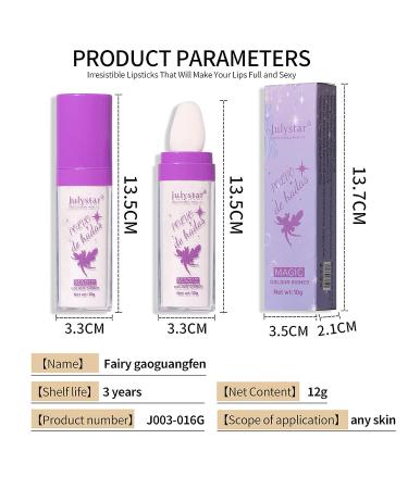 2Pcs Fairy Highlight Patting Powder Stick Makeup - White Moonbeam - Buy Online on SooperMarket.com