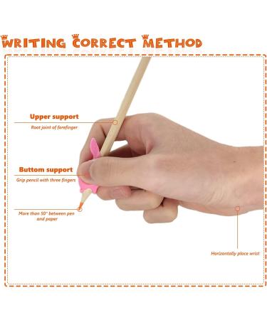 Ally-Magic Pencil Handles for Children - 10 Fish-Shaped Silicone Grip Holders for Writing Training | Perfect Tool for Kids & Students - Buy Online on SooperMarket.com