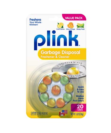 Plink 9013 Garbage Disposal Cleaner and Deodorizer, Variety Pack, 20-Count