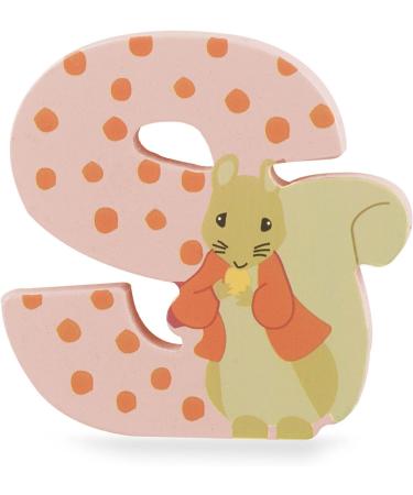 Peter Rabbit Wooden Letter S by Orange Tree Toys - Alphabet Animal for Personalised Baby Name Wall Decor - Nursery Decoration for Boys and Girls - Buy Online on SooperMarket.com