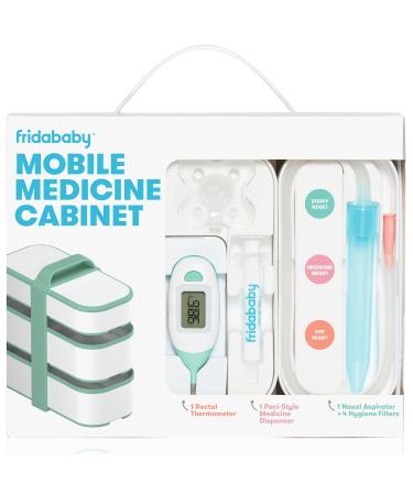 Mobile Medicine Cabinet Travel Kit by Frida Baby | Portable Carrying Case Stocked with Wellness Essentials