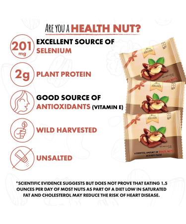 Roastery Coast Brazil Nuts Multipacks - Pack of 50 | Premium Quality Nuts - Buy Online on SooperMarket.com
