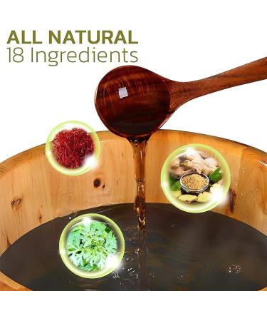 Fulvic Soak Detox Parasite Bath Herbal Foot Cleansing Soak Beads Lympatic Drainage Ginger Foot Soak Body Det_ox Foot Soak Beads Botanical Cleansing Foot Soak Beads (2bag) - Buy Online on SooperMarket.com