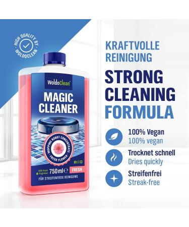 Floral Scent Wiping Robot Cleaning Agent for Ceramic Porcelain Glazed & Stoneware Tiles - Effective International Shipping - Buy Online on SooperMarket.com