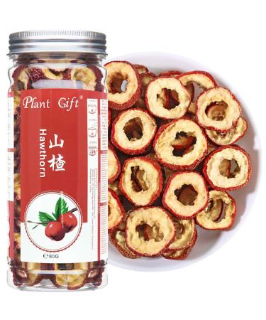 PlantGift Hawthorn Berry 80G/2.82oz China Medicinal Herb (Shanzha/Dried Hawthorne) Dried Bulk Health Tea Hawthorn Berries