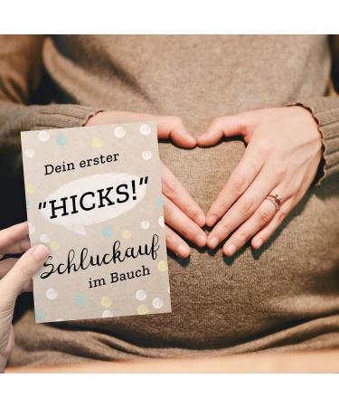 30+1 Milestone Pregnancy Photo & Memory Cards - Gift Boxed with Diary & Congrats Card | Perfect Pregnancy Gifts in DIN A6 Format - Buy Online on SooperMarket.com