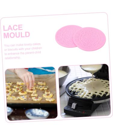MAGICLULU 4 Pcs Silicone Chocolate Mold Silicone Molds Cajas para Cupcakes Fondant Cake Molds De para Gelatinas Flower Cake Mold Jelly Baking Fondant Lace Mat Cake Mat Household Silica Gel 12X12X0.5CMx2pcs - Buy Online on SooperMarket.com