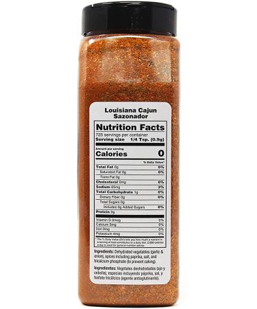 Louisiana Cajun Seasoning 23 oz - Authentic Blend for Bold Flavors (1.43 lb) - Buy Online on SooperMarket.com