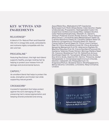 MONAT Restyle Instant Sculpting Taffy - Long Lasting Hair Styling Product with Rejuveniqe | 30ml - Buy Online on SooperMarket.com