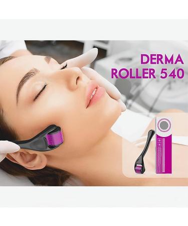 0.75mm Derma Roller for Hair Growth Women and Men Scalp Dermaroller for Skin Care Skin Rejuvenation Scar Removal 540 Titanium Microneedling Face Toning Device for Skin (DERMA 0.75 MM) - Buy Online on SooperMarket.com