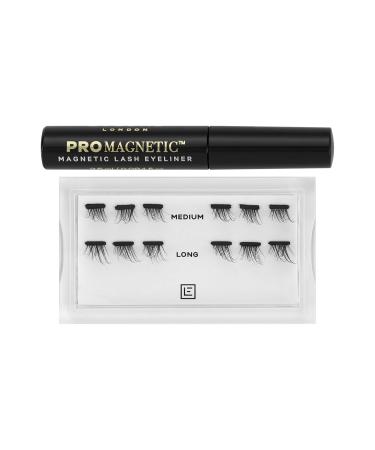 Eylure PROMAGNETIC Magnetic Eyeliner & Faux Mink Lash Kit - No Glue Medium/Long Flares for Easy Application | International Shipping Available - Buy Online on SooperMarket.com