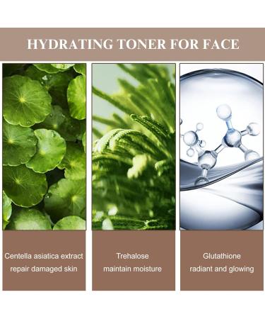 Glutathione Face Toner - 2% Niacinamide Toner for Face Hydrating Toner Even Skin Tone Oil-Control Korean Toner Skincare Shrink Pores Exfoliating Toner for All Skin - Buy Online on SooperMarket.com