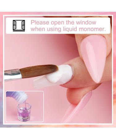 Saviland 8 OZ Professional Acrylic Liquid Monomer - Fast Setting, Non-Yellowing MMA Free Formula for Acrylic Nail Extensions - Buy Online on SooperMarket.com