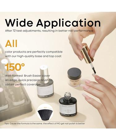 Modelones 15ml Gel Base and Top Coat Set with Cuticle Oil - Nail Treatment Trio - Buy Online on SooperMarket.com