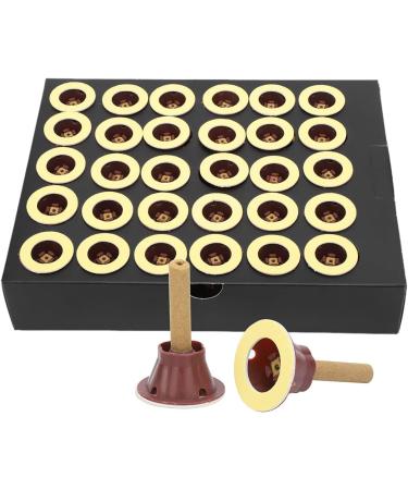60 Pieces Self-Adhesive Moxa Sticks - Pure Moxa Cones for Pain Relief | Moxibustion for Cervical Spondylosis Shoulder Neck & Waist - Buy Online on SooperMarket.com